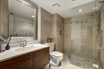 Beautiful renovated and staged with nice furniture condominium in Montreal, Westmount, Canada