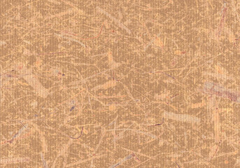 草木入り自然素材を漉き込んだ、簀の目創作和紙