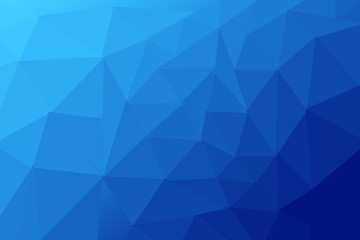 Abstract textured polygonal background on blue gradient colour.