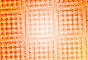 Light Orange vector backdrop with dots.