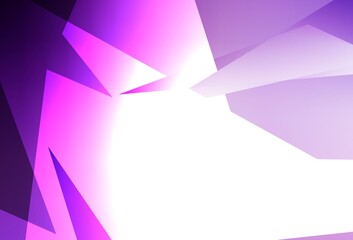 Light Purple, Pink vector layout with lines, triangles.