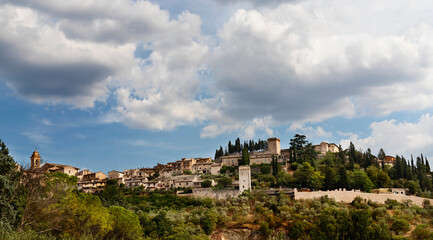 Fototapeta na wymiar Landscape of Spello -Italy