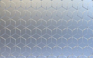 Seamless geometric pattern with realistic render template for wallpapers textile fabric background