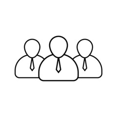 Fototapeta premium people icon or logo isolated sign symbol vector illustration - Collection of high quality black style vector icons