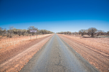Naklejka premium Outback road, Australia