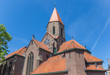 Fototapeta na wymiar Historic Johannes de Doper church in Montfoort, The Netherlands