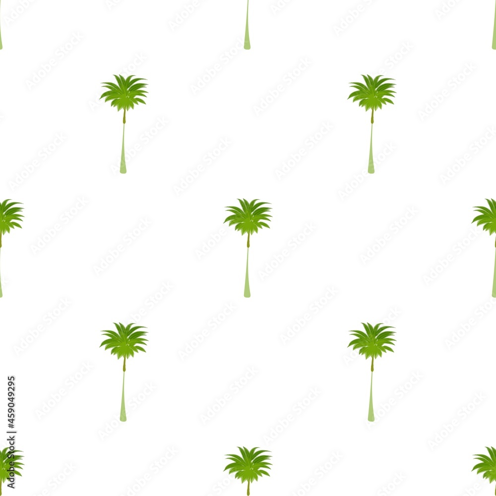 Aufkleber thin palm tree pattern seamless background texture repeat wallpaper geometric vector