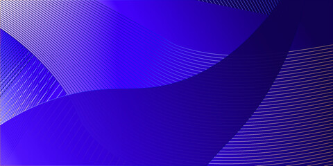 Abstract Blue Background Witth Lines
