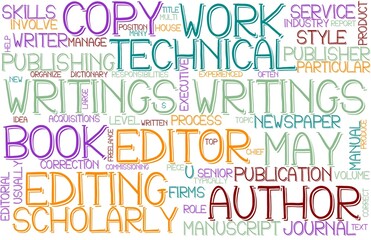 Writings Wordcloud Banner, Wallpaper, Background, Book Cover, Wordart