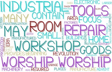 Worship Wordcloud Banner, Wallpaper, Background, Book Cover, Wordart