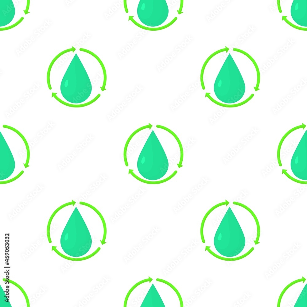 Poster drop pattern seamless background texture repeat wallpaper geometric vector
