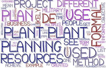 Plant Wordcloud Banner, Wallpaper, Background, Book Cover, Wordart