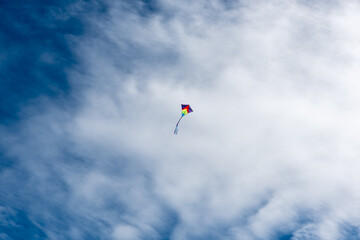 Fototapeta na wymiar Colorful Kites flying over the sky
