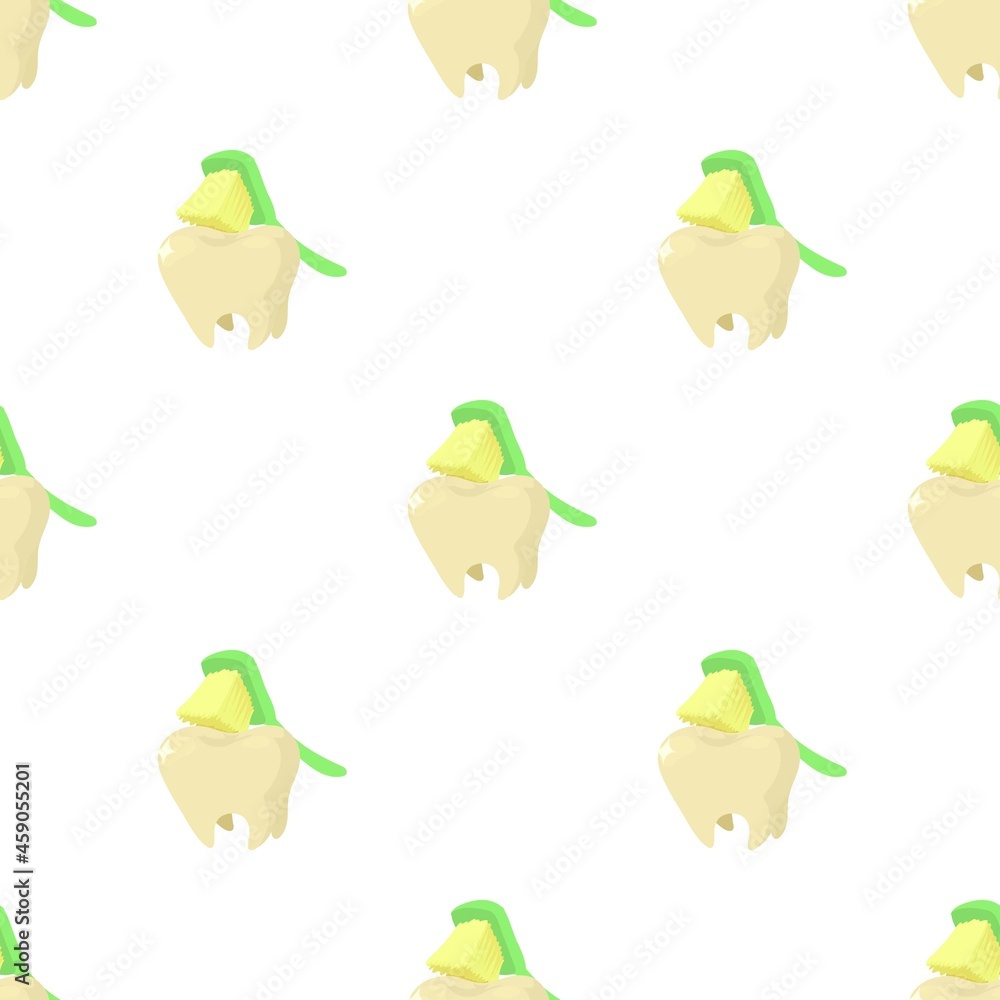 Poster brushing teeth pattern seamless background texture repeat wallpaper geometric vector