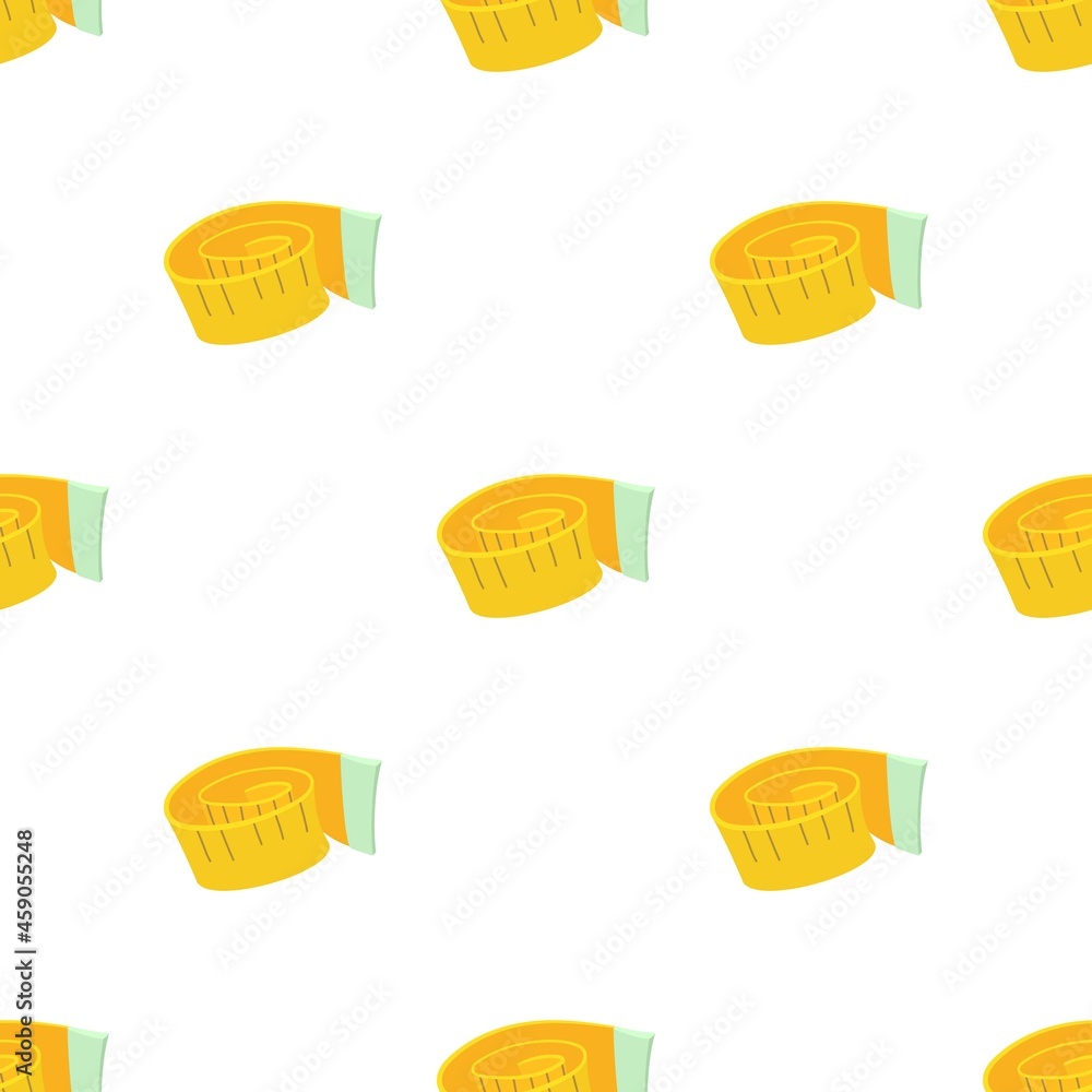 Poster measuring tape pattern seamless background texture repeat wallpaper geometric vector