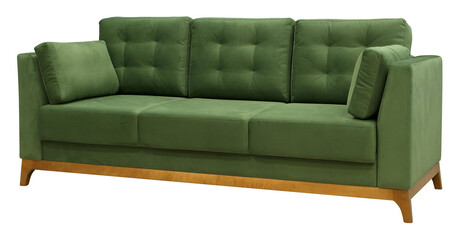 Sofa isolated on white background. Including clipping path