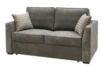 Sofa isolated on white background. Including clipping path