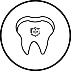 Dental Healthcare Icon in vector