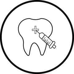 Dental Healthcare Icon in illustration
