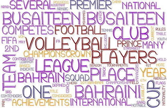 Busaiteen Wordcloud Banner, Wallpaper, Background, Book Cover, Wordart