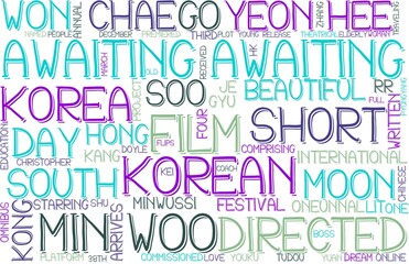 Awaiting Wordcloud Tshirt Banner, Wallpaper, Background, Book Cover, Wordart