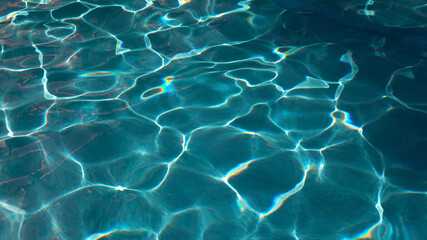 Swimming pool surface abstract background