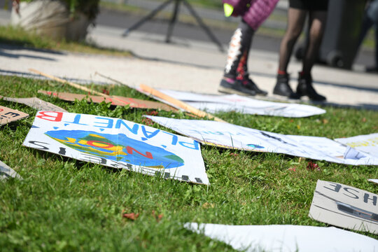 Globaler Klimastreik, Fridays for Future, 24. September 2021, Linz, &Ouml;sterreioch, Europa