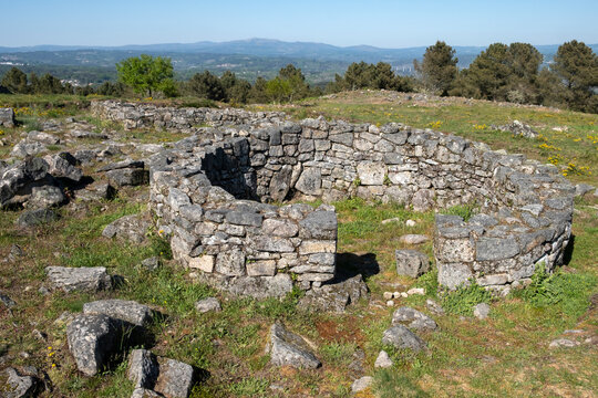 Iron Age dwelling at the San Cibr&aacute;n de L&aacute;s hillfort. Ourense, Galicia. Spain.