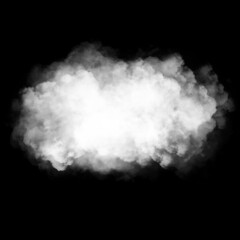 smoke on black background