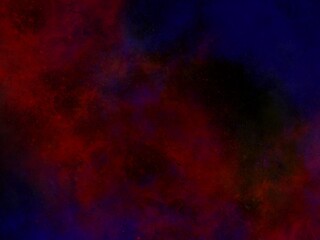 Abstract background, a cluster of red smoke in the darkness like a mysterious dimension.  An abstract illustration created from a tablet, used as a background.
