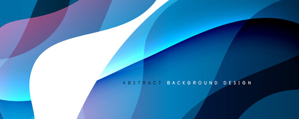 Trendy simple fluid color gradient abstract background with dynamic wave line effect. Vector Illustration For Wallpaper, Banner, Background, Card, Book Illustration, landing page