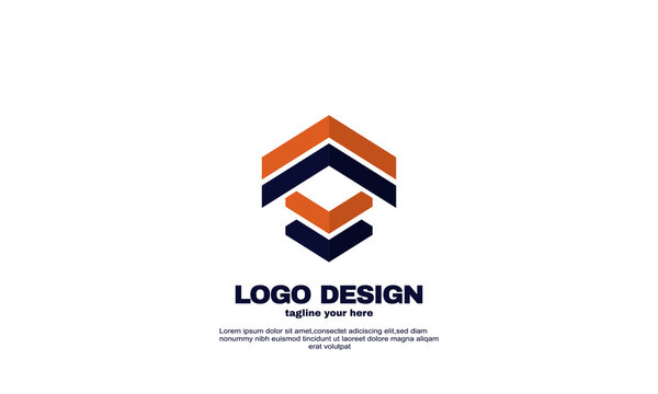 stock illustrator creative logo modern creative branding idea company business design vector