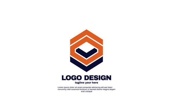 stock vector creative logo modern creative branding idea company business design vector