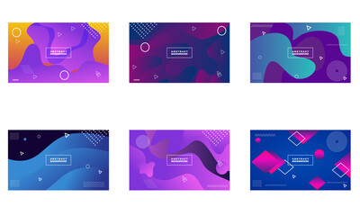 abstract set collection liquid background abstract liquid shapes