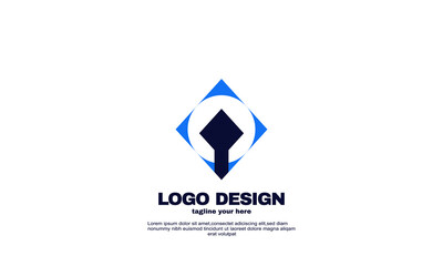 stock illustrator abstract idea business company logo brand identity design