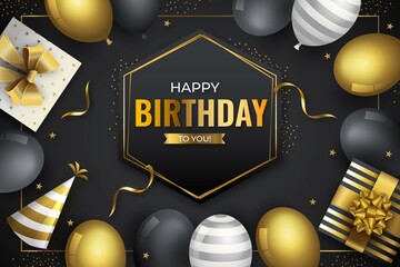 happy birthday  background vector design illustration