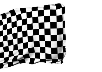 Obraz premium Background with waving racing flag