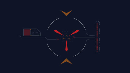 HUD FUI AIM TARGET AGRESSIVE