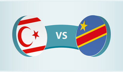 Northern Cyprus vs DR Congo, team sports competition concept.