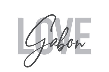 Modern, simple, minimal typographic design of a saying 