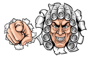 Judge Cartoon Character
