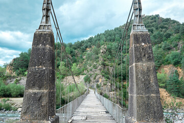 Janovas suspension bridge: the last relic of 19th century engineering still standing