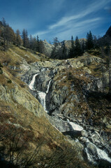 Fototapeta na wymiar Cascade, Le Boréon, Parc national du Mercantour, 06, Alpes Maritimes
