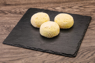 Raw potato zrazy for cooking