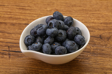 Ripe sweet tasty blueberries heap