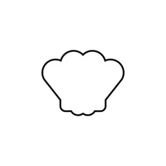 shell icon, sea vector, seashell illustration