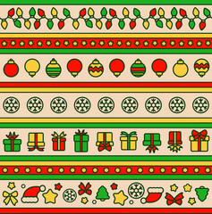 christmas seamless pattern