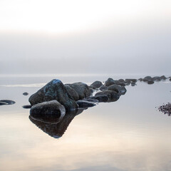 stones in water