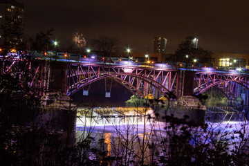 bridge at night