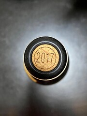 wine cork of vintage 2017